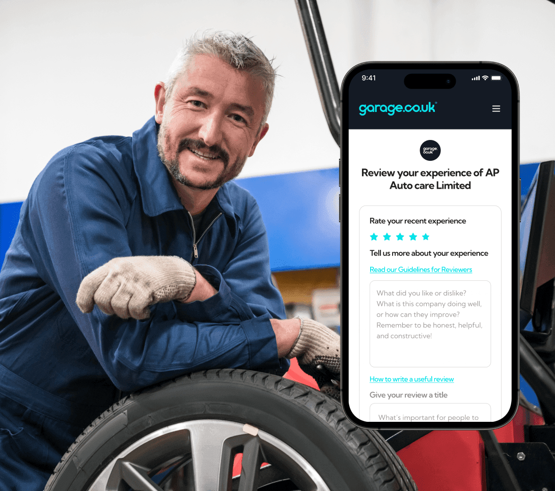 Customer reviews and transparent, independent garage information